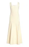 Proenza Schouler White Label Lucia Soufflé-knit Midi Dress In White