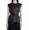 Proenza Schouler White Label Lyra Top In Black