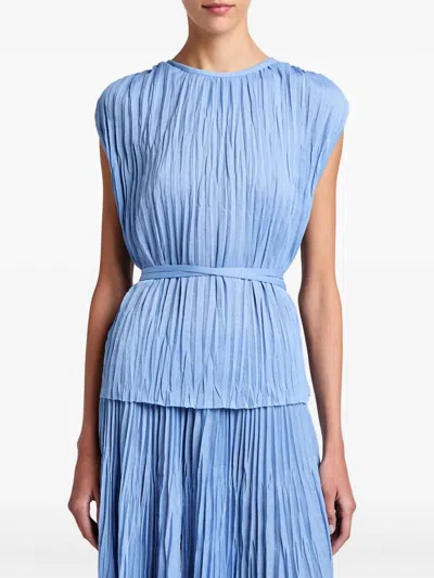 Proenza Schouler White Label Lyra Top In Pool In Yellow