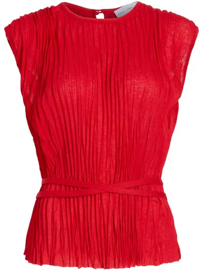 Proenza Schouler White Label Lyra Top In Red