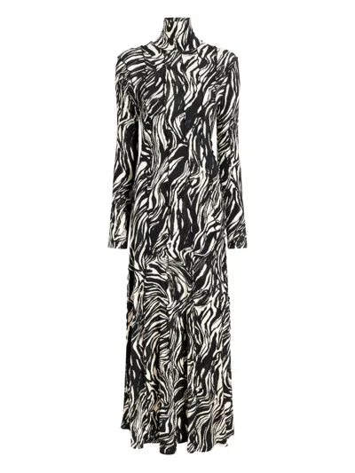 Proenza Schouler White Label Mabel Maxi Dress In Black