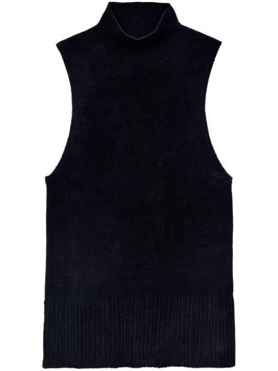 Proenza Schouler White Label Mackenzie Knit Top In Black