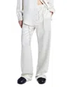 Proenza Schouler White Label Magnus Satin Wide Leg Pants In Enoki