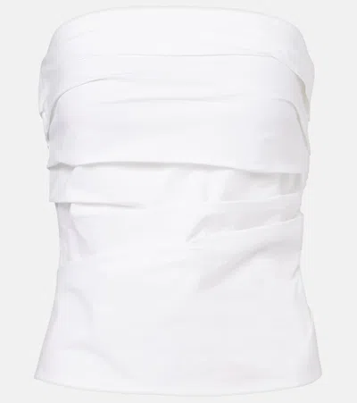 Proenza Schouler White Label Maisy Cotton-blend Tube Top