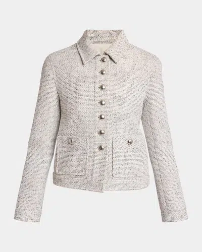 Proenza Schouler White Label Marcella Jacket In Alabaster/black