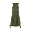 Proenza Schouler White Label Marley Dress In Dark Fern