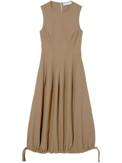 Proenza Schouler White Label Marley Dress In Brown