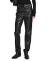 Proenza Schouler White Label Maxine Lightweight Leather Pants In Black