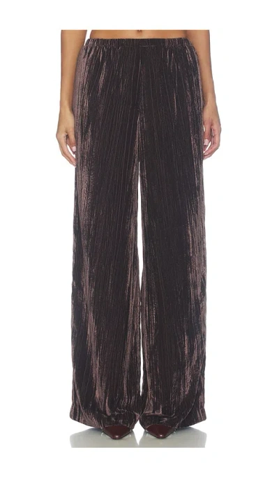 Proenza Schouler White Label Meadow Pant In Brown