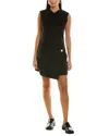 Proenza Schouler Melton Double Face Dress In Black