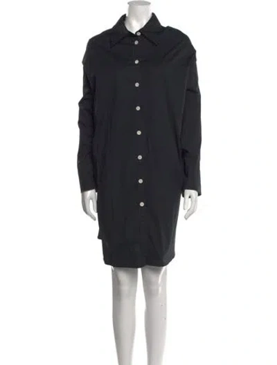 Pre-owned Proenza Schouler White Label Mini Dress In Black