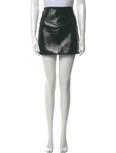 Pre-owned Proenza Schouler White Label Mini Skirt W/ Tags In Green