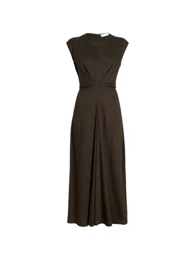Proenza Schouler White Label Miranda Maxikleid Mit Verdrehtem Design In Metallic