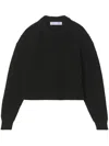 Proenza Schouler White Label Mock-neck Jumper In Black
