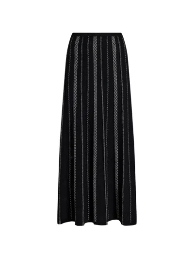 Proenza Schouler White Label Morena Striped Jacquard-knit Maxi Skirt In Multi