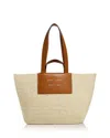 Proenza Schouler White Label Morris Large Raffia Tote Bag In Natural In White