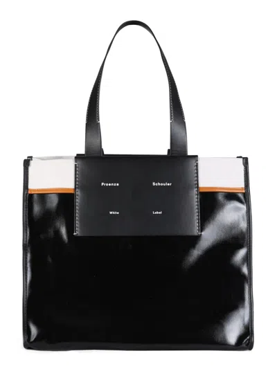 Proenza Schouler White Label Morris Xl Tote Bag In Black