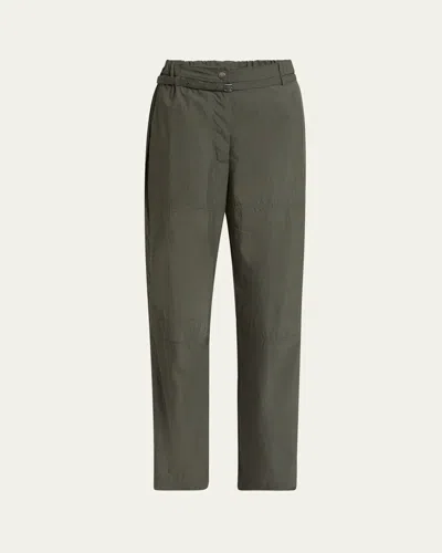 Proenza Schouler White Label Nicole Parachute Pants In Dark Spruce