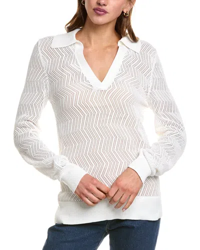 Proenza Schouler White Label Nicolo Knit Sweater In White