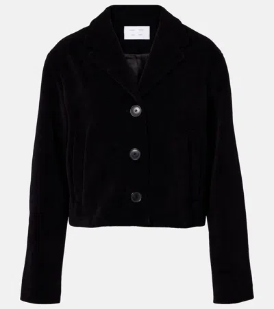 Proenza Schouler White Label Nima Corduroy Jacket In Black
