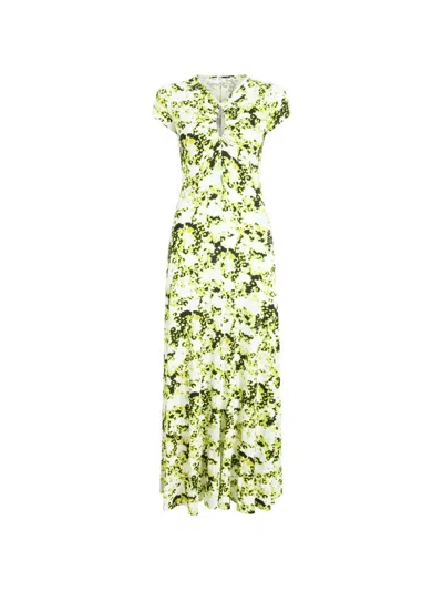 Proenza Schouler White Label Proenza Schouler Noelani Dress In Straw Multi