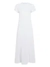 Proenza Schouler White Label Noelle Gathered Cotton-blend Jersey Midi Dress