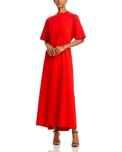 Proenza Schouler White Label Noelle Cotton Maxi Dress In Poppy