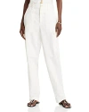 Proenza Schouler White Label Octavia Cotton-linen Pants In Off White