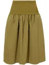 PROENZA SCHOULER WHITE LABEL OLIVE SKIRT