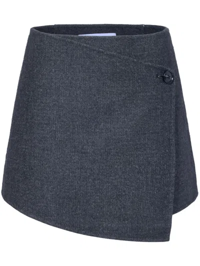 Proenza Schouler White Label Ollie Mini Skirt In 褐色