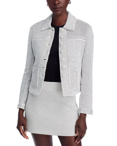 Proenza Schouler White Label Osler Tweed Jacket In Gray
