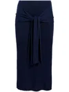 Proenza Schouler White Label Phelan Midi Dress In Blue