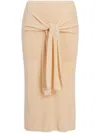 Proenza Schouler White Label Phelan Midi Dress In Neutrals