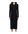 Proenza Schouler White Label Phillips Button-down Dress In Black