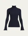 Proenza Schouler White Label Phyllis Knitted Top In Navyblack