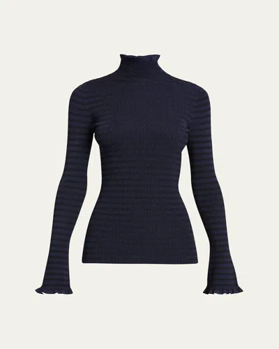 PROENZA SCHOULER WHITE LABEL PHYLLIS KNIT TURTLENECK TOP