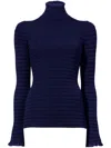 Proenza Schouler White Label Phyllis Knitted Top In Blue
