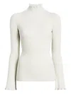 Proenza Schouler White Label Phyllis Turtleneck Top In White