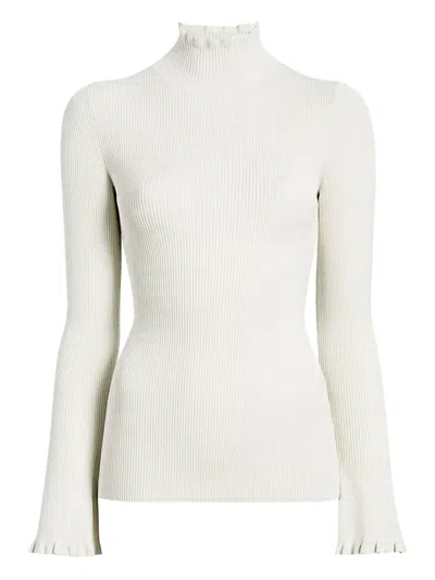 Proenza Schouler White Label Phyllis Turtleneck Top In White