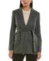 Proenza Schouler White Label Cropped Leather Jacket In Black