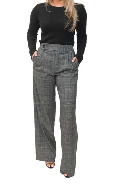 Proenza Schouler White Label Plaid Suiting Pants In Gre In Multi
