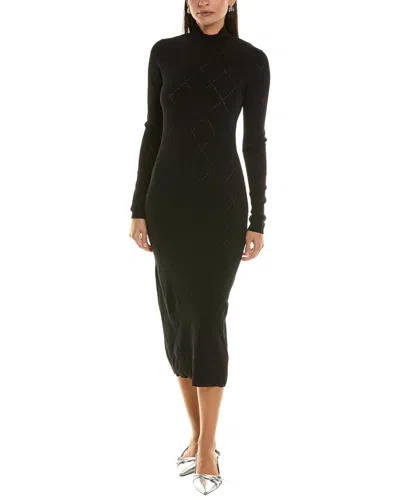 Proenza Schouler White Label Pointelle Sheath Dress In Black
