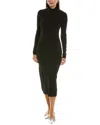 Proenza Schouler White Label Pointelle Sheath Dress In Black