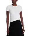 Proenza Schouler White Label Quincy Crocheted Top In White