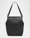 Proenza Schouler White Label Reade Leather Shoulder Bag In Black