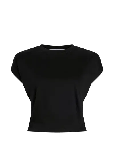 Proenza Schouler White Label Reeva Organic Cotton-jersey T-shirt In Black