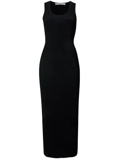 Proenza Schouler White Label Ribbed Maxi Dress In Black