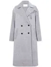 Proenza Schouler White Label Ronan Coat In 灰色