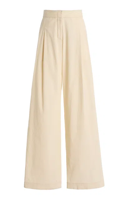 Proenza Schouler White Label Rosalie Corduroy Pants In Neutral