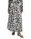 Proenza Schouler White Label Runa Floral Print Maxi Skirt In White